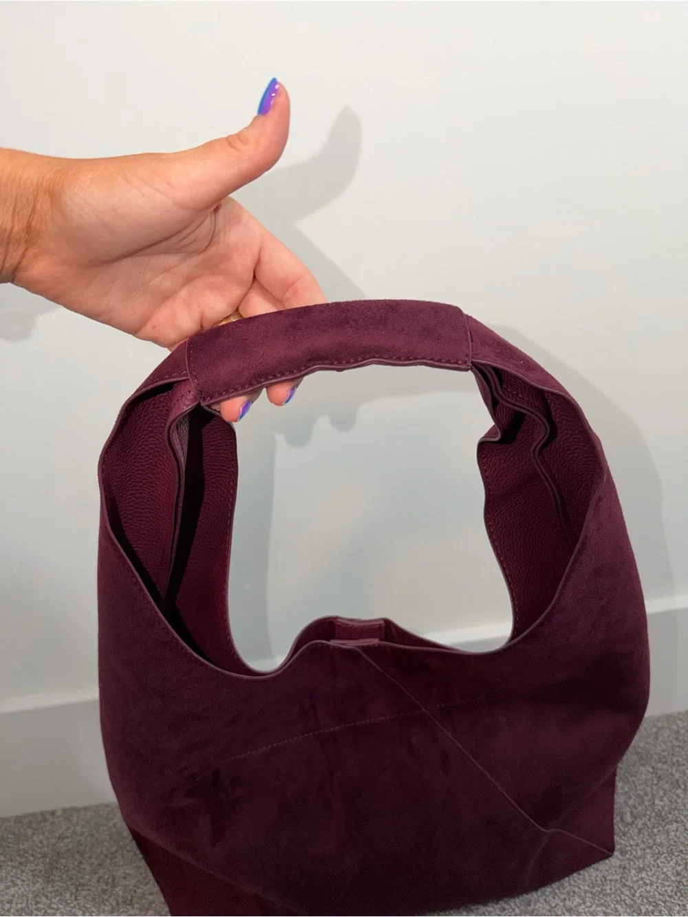 Banana Republic suede hobo